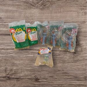 McDonald’s Happy Meal Mattel Barbie Yo-Yo SKIPPER & Hot Skatin Lot Of 6 Figures